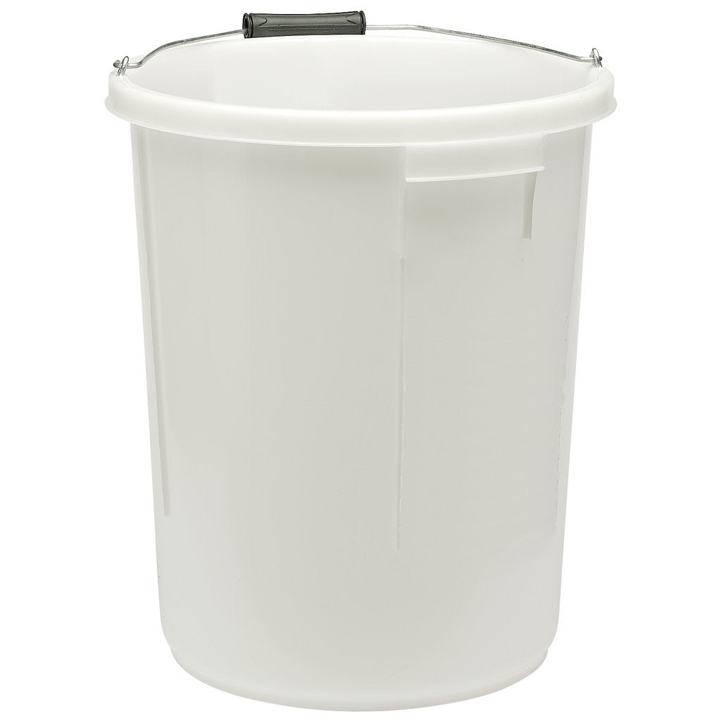 Draper Plasterers Mixing Bucket, 28L, White   12100