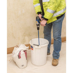 Draper Plasterers Mixing Bucket, 28L, White   12100