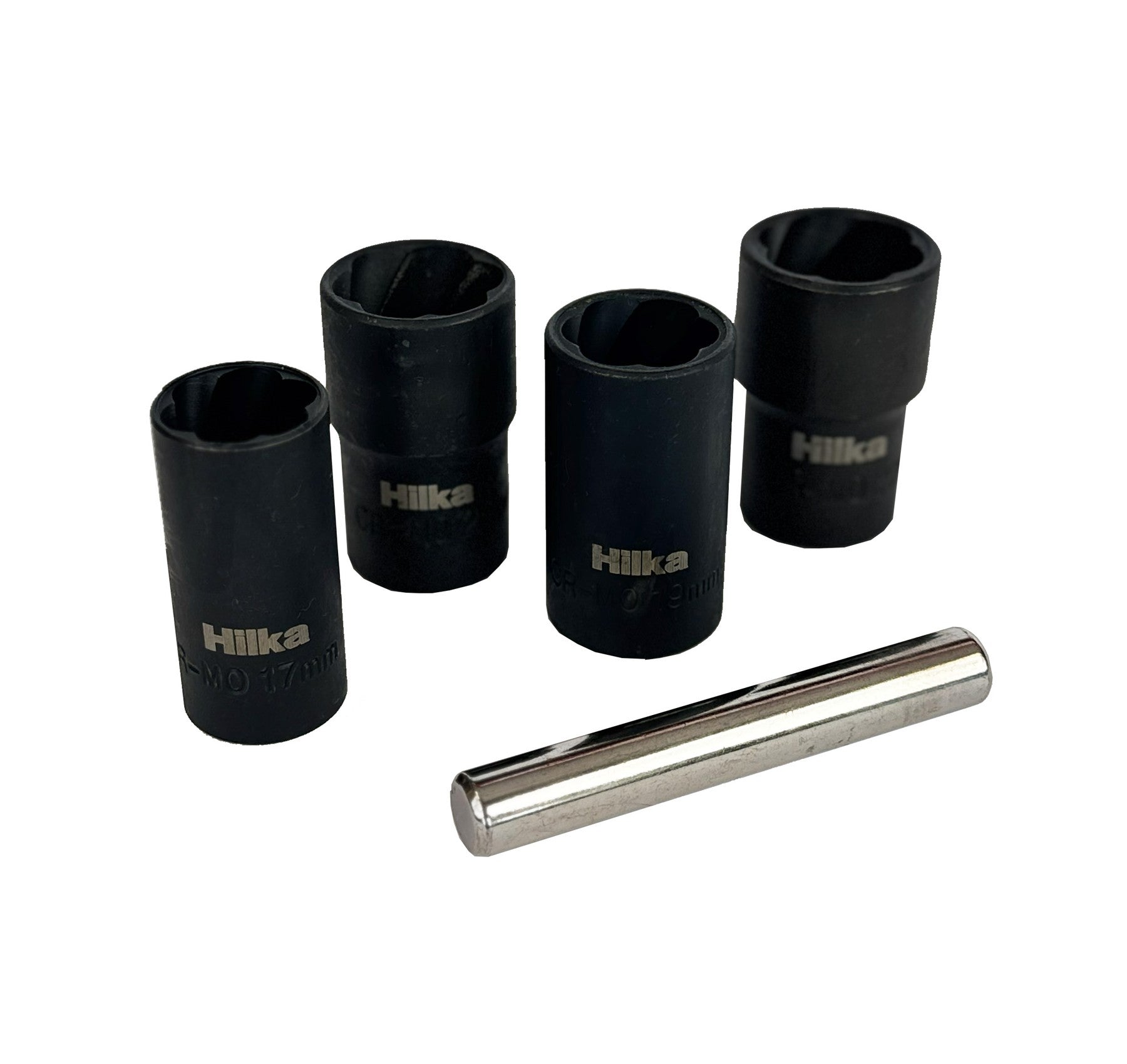 Hilka 5 pce 1/2" Nut & Bolt Remover Twist Socket Set 12400201