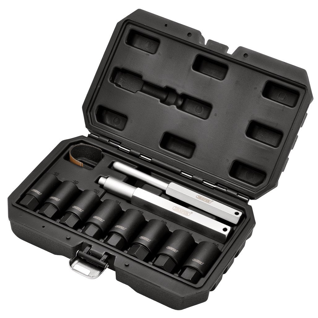 Draper Locking Wheel Nut Removal Set (10 Piece) 12402