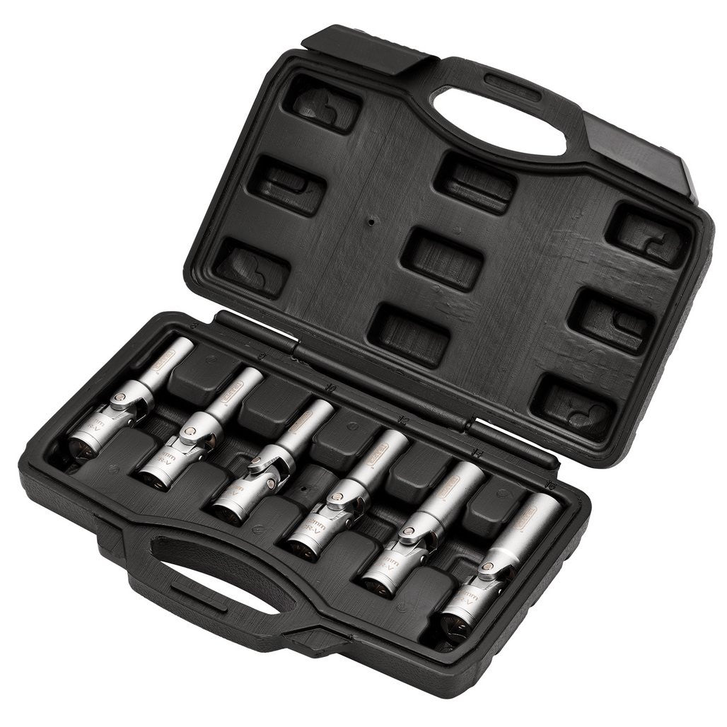 Draper Glow Plug Socket Set, 3/8" Sq. Dr. (6 Piece)  12404