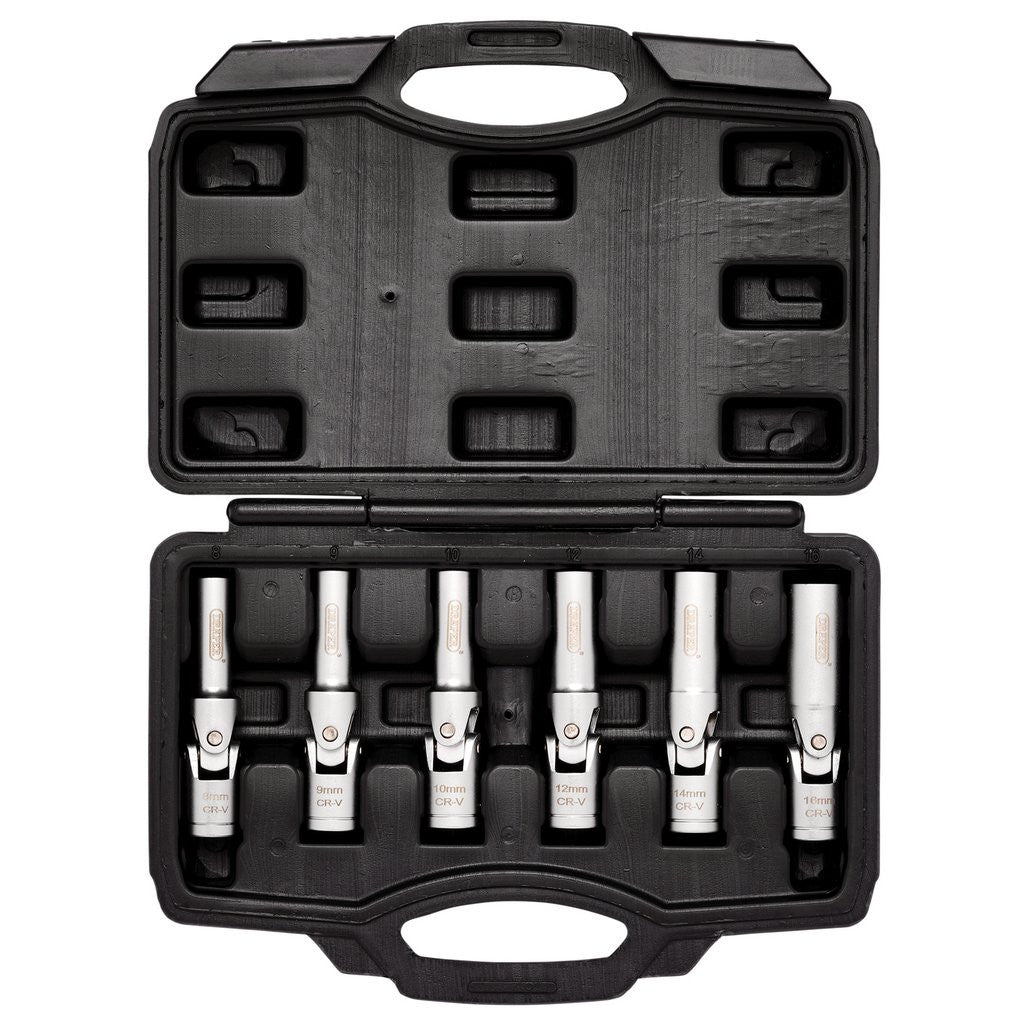 Draper Glow Plug Socket Set, 3/8" Sq. Dr. (6 Piece)  12404