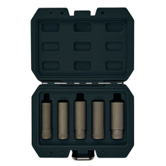 Draper Wheel Nut Double Socket Set, 3/8" Sq. Dr. (5 Piece) 12423