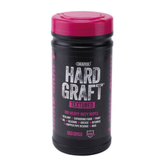 Draper Hard Graft Multipurpose Textured Wipes (Tub of 100)  12435