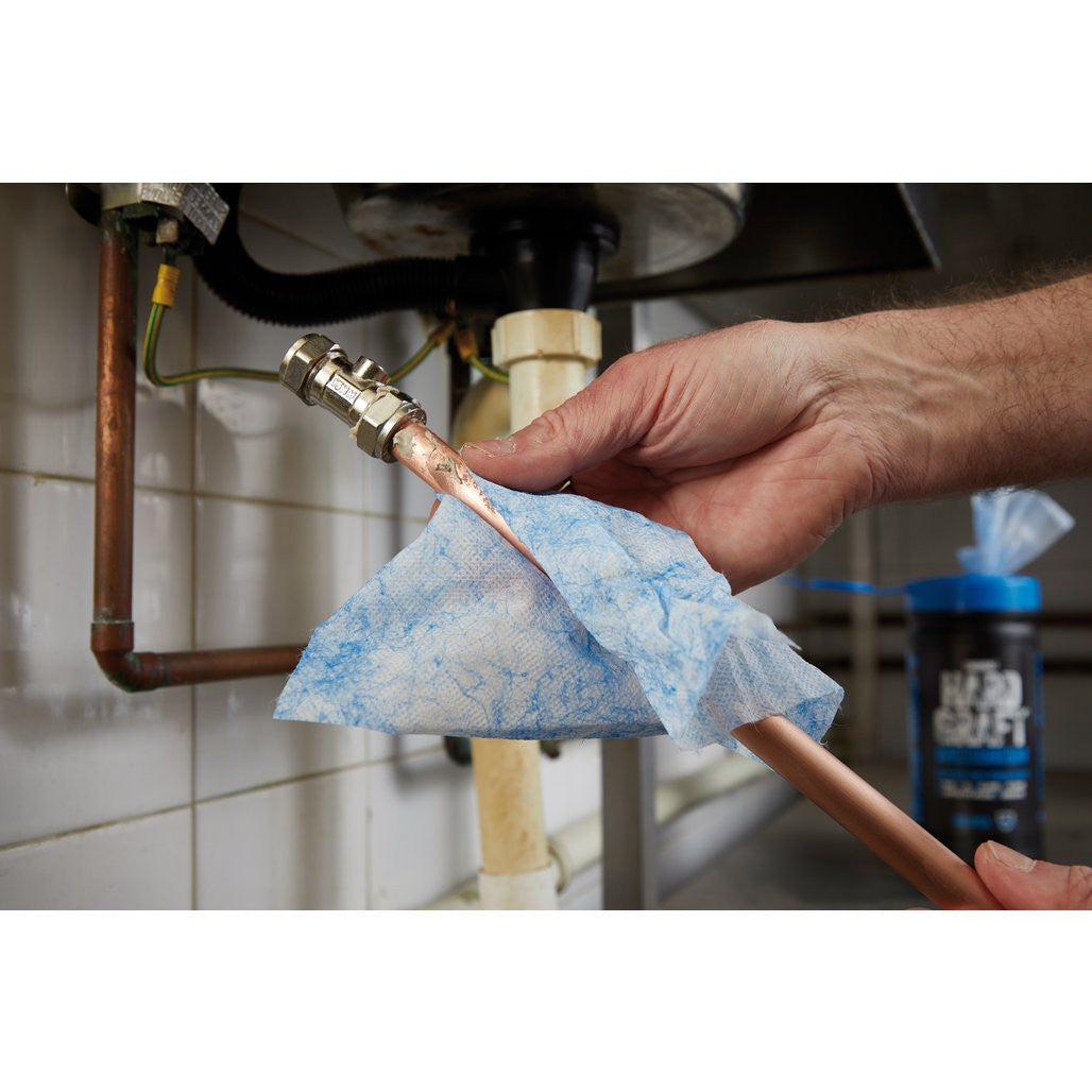 Draper Hard Graft Plumbers Wipes (Tub of 80)  12438