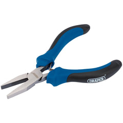 Draper Soft Grip Flat Nose Mini Pliers, 115mm  12536