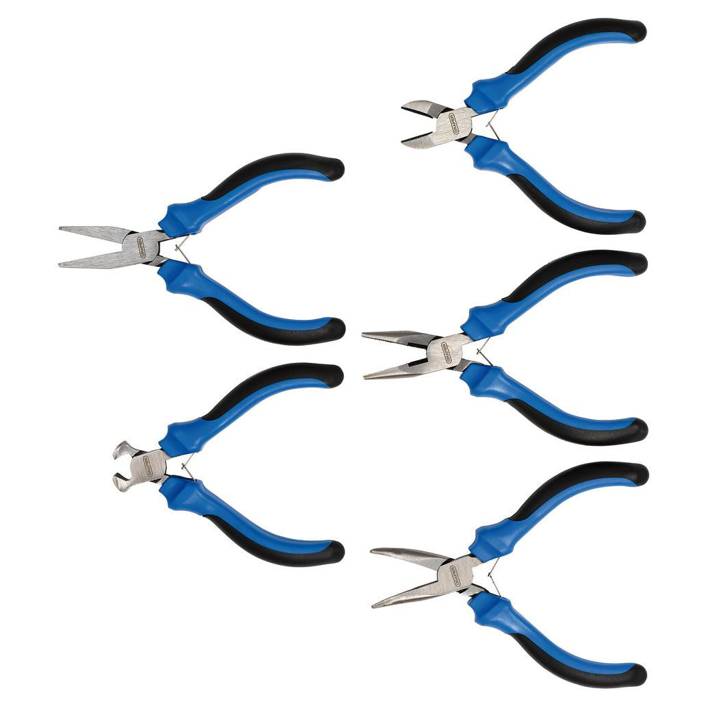 Draper Soft Grip Mini Pliers Set (5 Piece)  12544