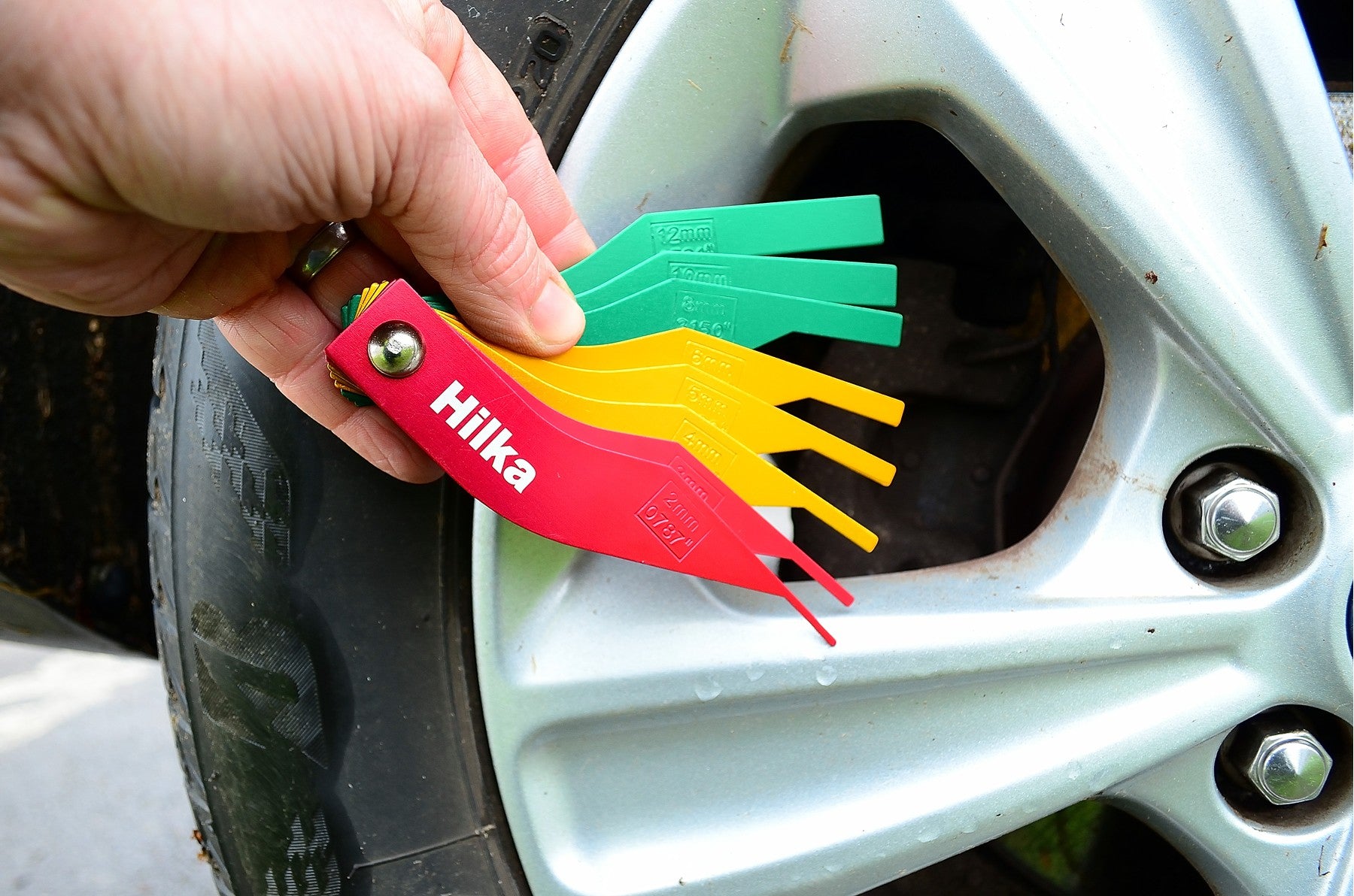 Hilka 8 pce Brake Pad Thickness Gauge Set 12700108