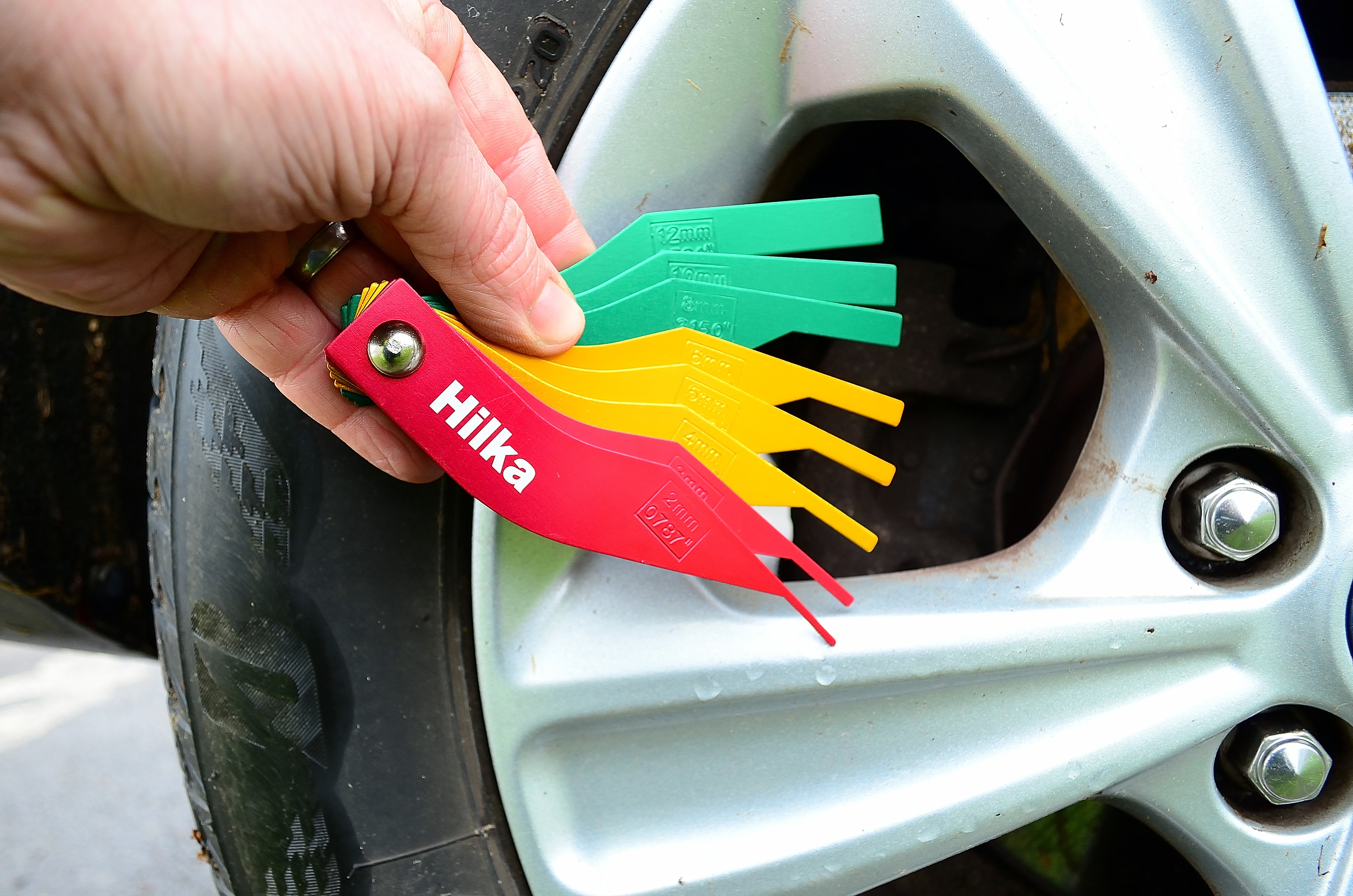 Hilka 8 pce Brake Pad Thickness Gauge Set 12700108