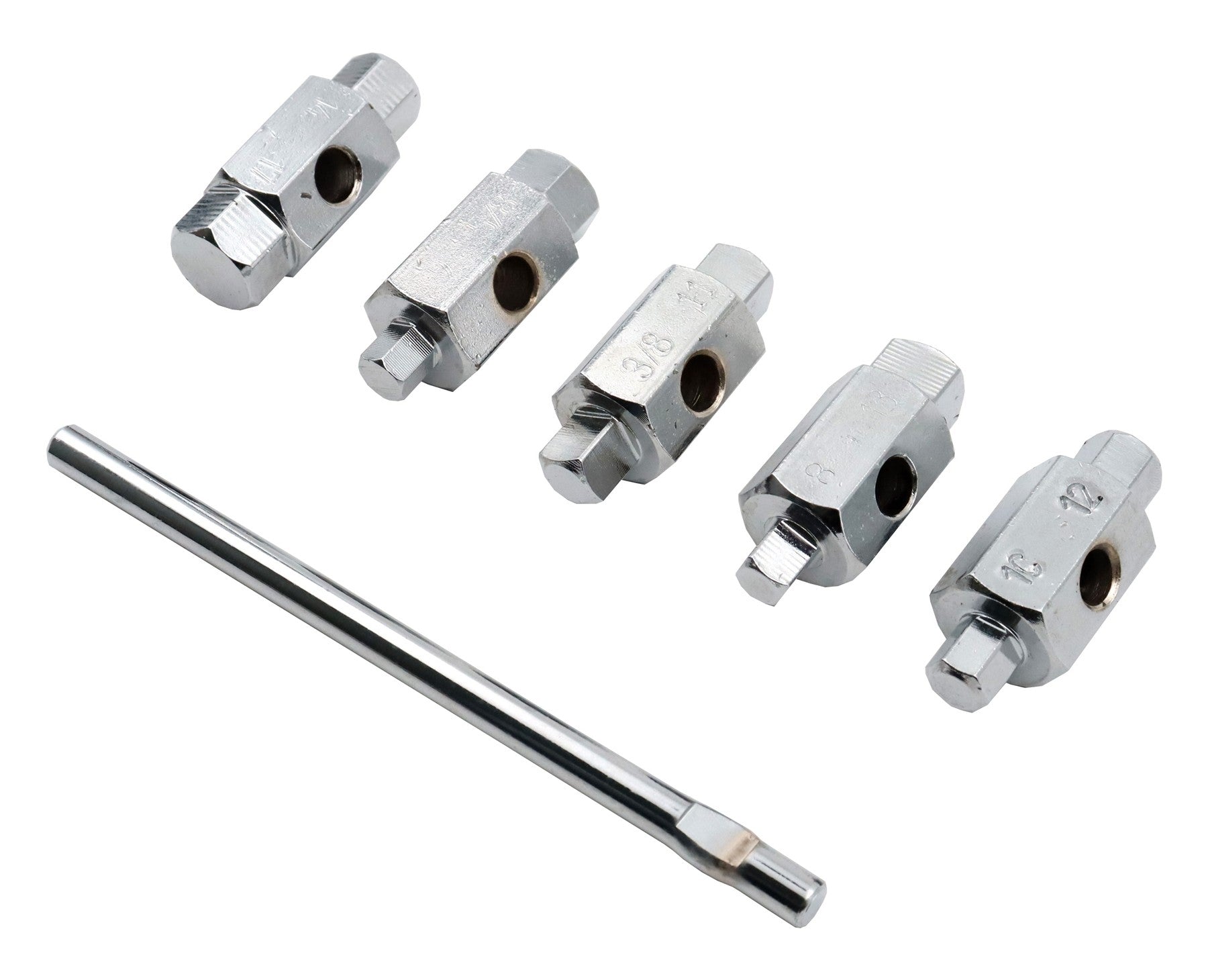 Hilka 6 pce Oil Drain Plug Key Set 12720806
