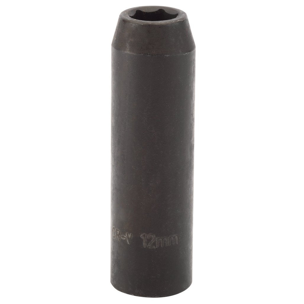 Draper HI-TORQ® Deep Impact Socket, 1/2" Sq. Dr., 12mm  12739