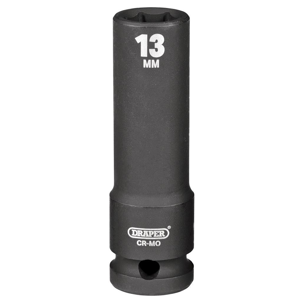Draper HI-TORQ® Deep Impact Socket, 1/2" Sq. Dr., 13mm  12740