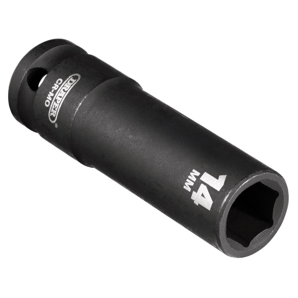 Draper HI-TORQ® Deep Impact Socket, 1/2" Sq. Dr., 14mm  12741