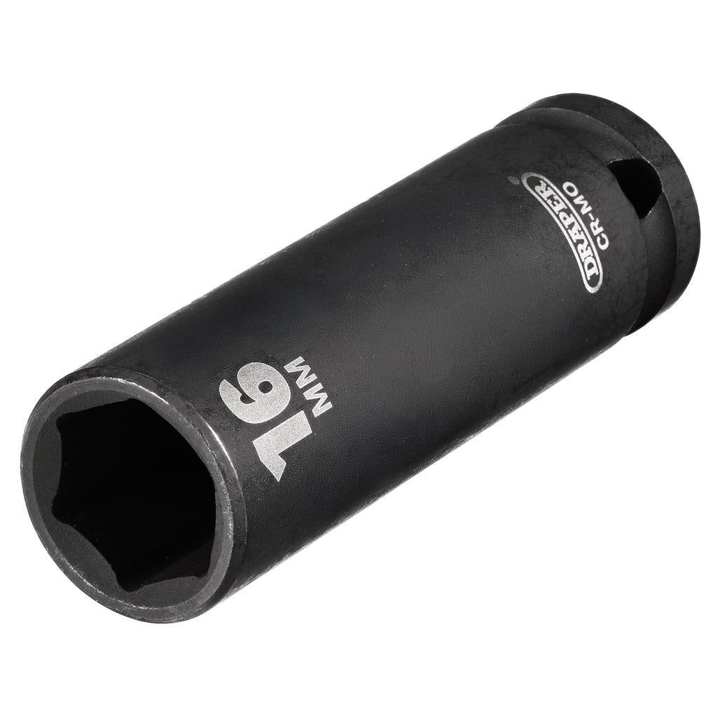 Draper HI-TORQ® Deep Impact Socket, 1/2" Sq. Dr., 16mm  12742