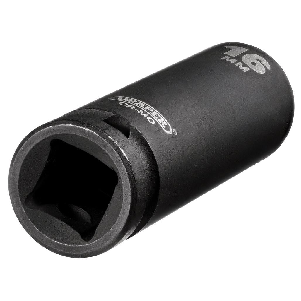 Draper HI-TORQ® Deep Impact Socket, 1/2" Sq. Dr., 16mm  12742
