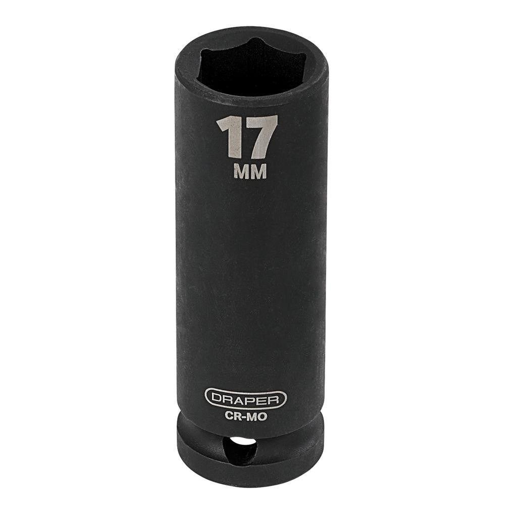 Draper HI-TORQ® Deep Impact Socket, 1/2" Sq. Dr., 17mm  12743