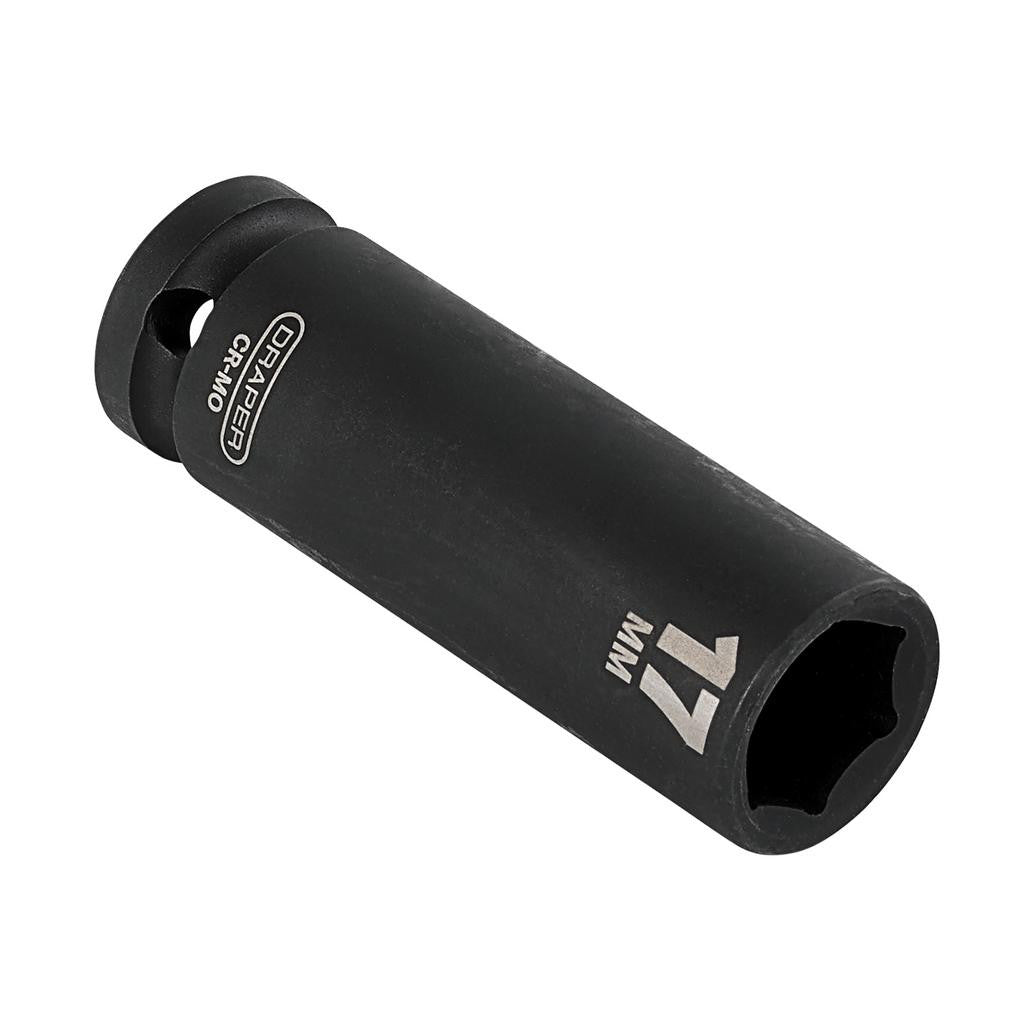 Draper HI-TORQ® Deep Impact Socket, 1/2" Sq. Dr., 17mm  12743