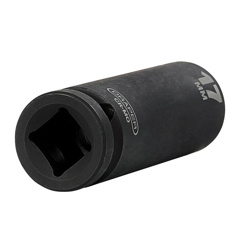 Draper HI-TORQ® Deep Impact Socket, 1/2" Sq. Dr., 17mm  12743