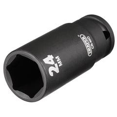 Draper HI-TORQ® Deep Impact Socket, 1/2" Sq. Dr., 24mm  12746