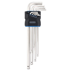 Draper Metric Extra Long Arm Ball End Hex Key Set (9 Piece)  12809