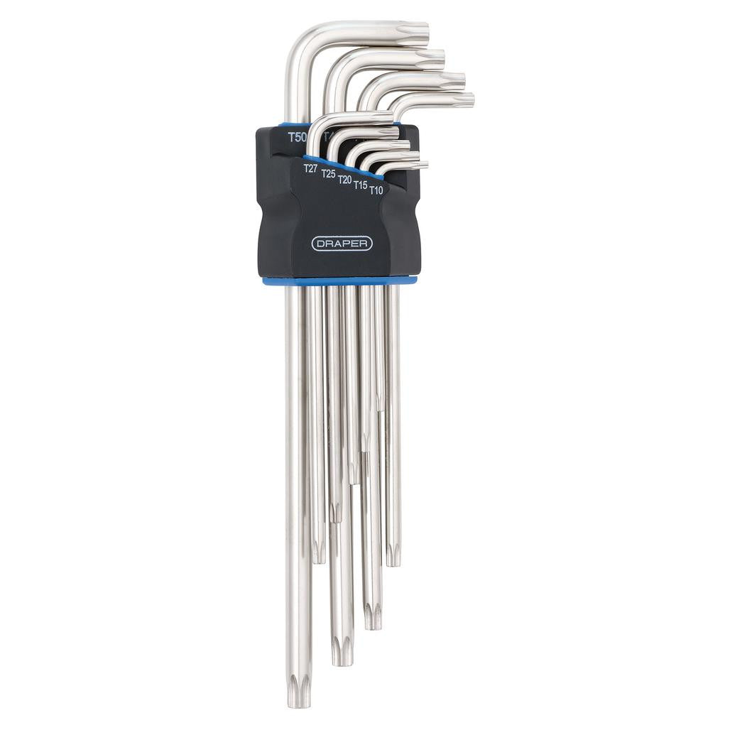 Draper TX-STAR® Extra Long Arm Security Key Set (9 Piece)  12813