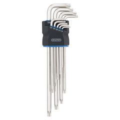 Draper TX-STAR® Extra Long Arm Security Key Set (9 Piece)  12813