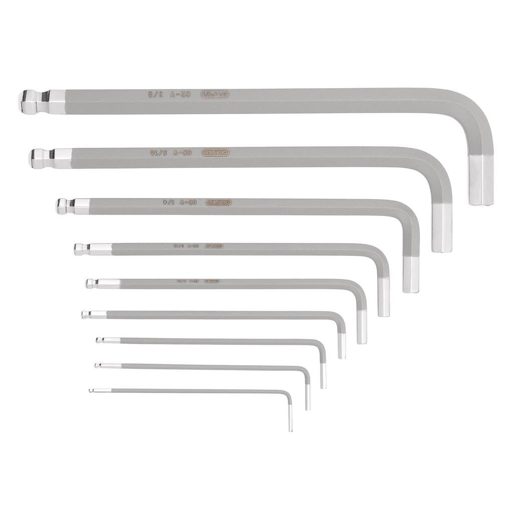 Draper TX-STAR®, Imperial & Metric Ball End Hex Key Sets (27 Piece)  12822