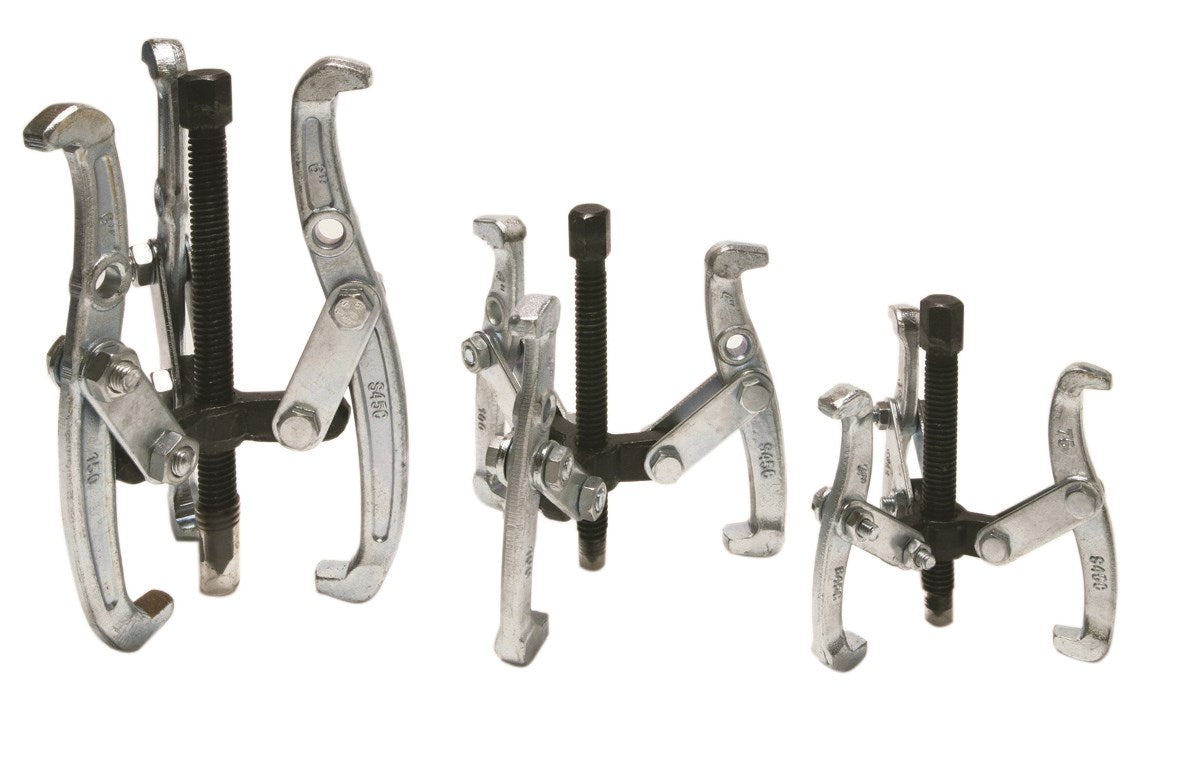 Hilka 3 pce Three Jaw Gear Pullers 3" 4" 6" 12900346