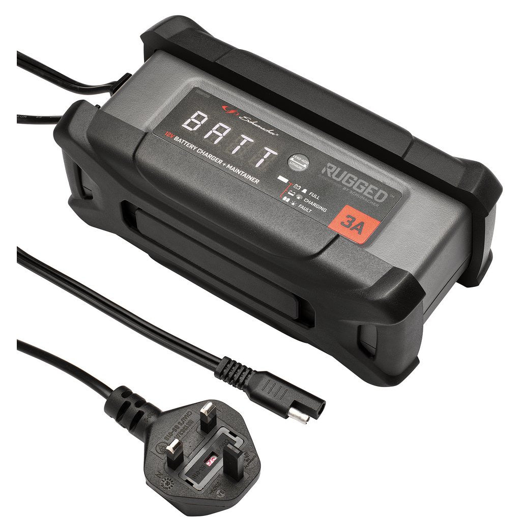 Draper Schumacher® Rugged SPX458, 3A 12V Battery Charger and Maintainer 12961