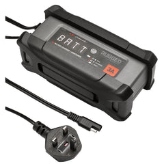 Draper Schumacher® Rugged SPX458, 3A 12V Battery Charger and Maintainer 12961