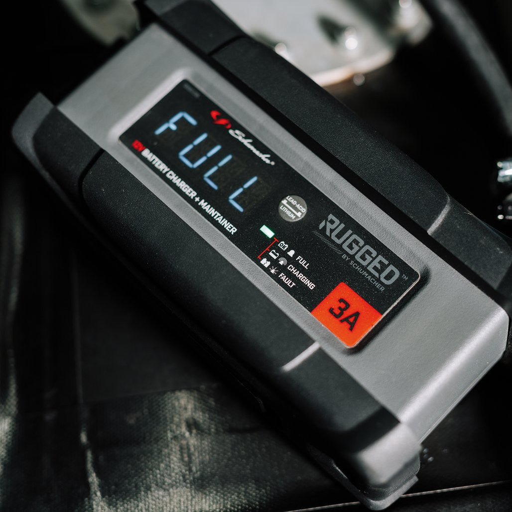Draper Schumacher® Rugged SPX458, 3A 12V Battery Charger and Maintainer 12961