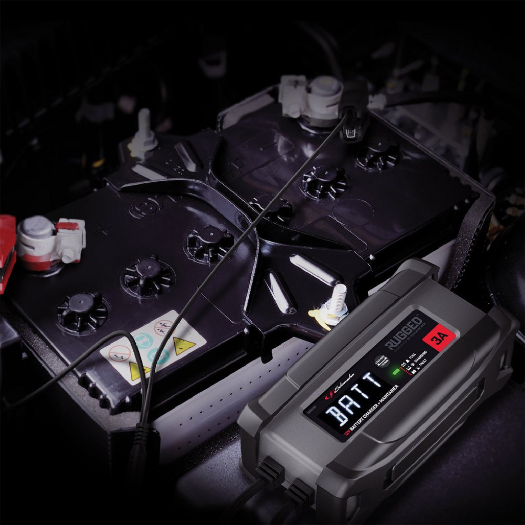 Draper Schumacher® Rugged SPX458, 3A 12V Battery Charger and Maintainer 12961