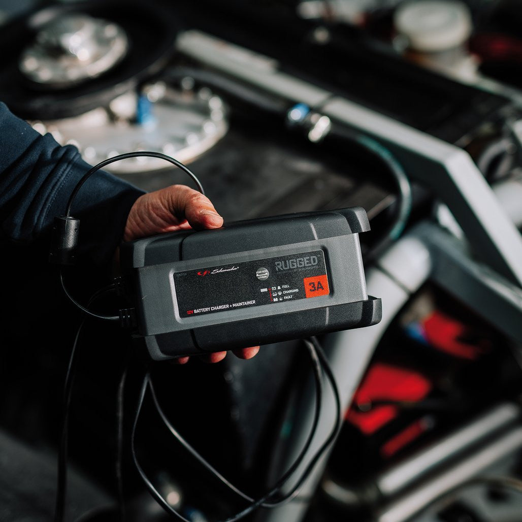 Draper Schumacher® Rugged SPX458, 3A 12V Battery Charger and Maintainer 12961