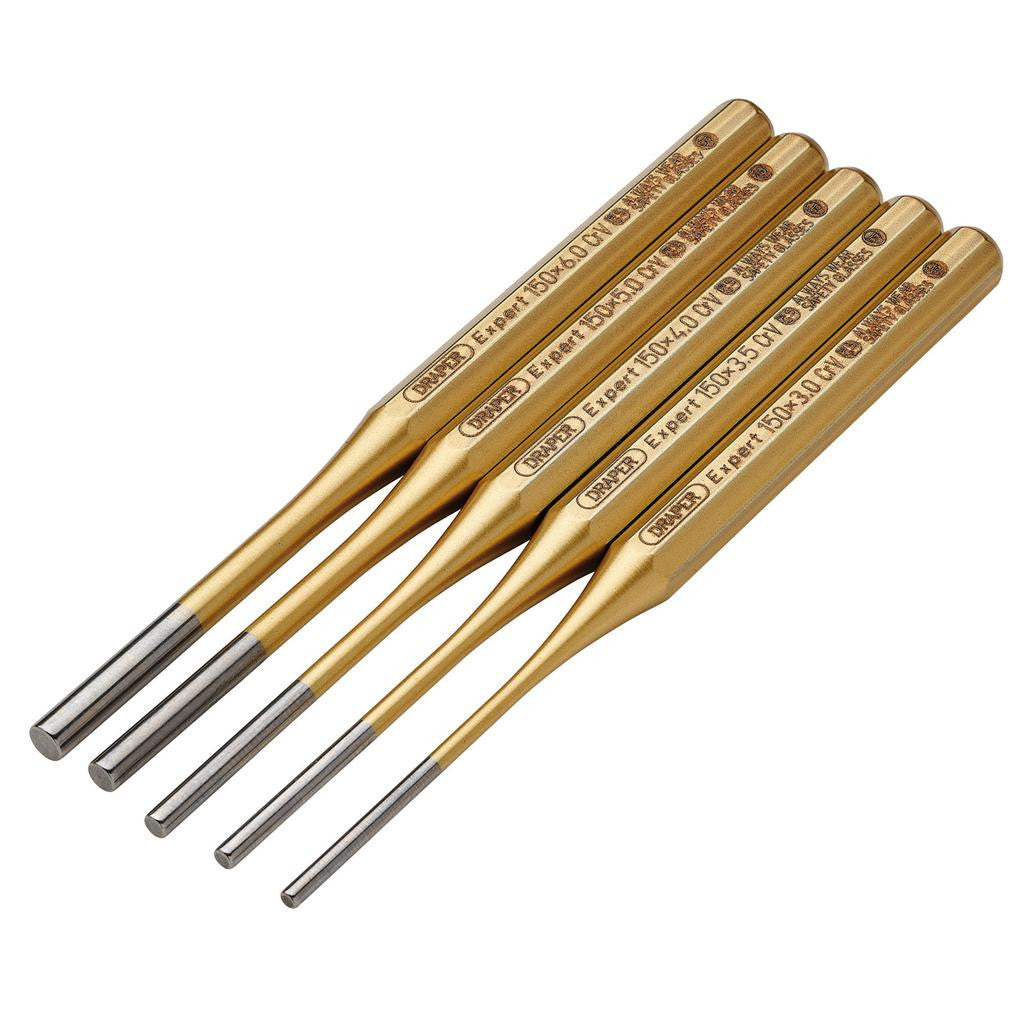 Draper Expert Octagonal Parallel Pin Punch Set (5 Piece)  13041
