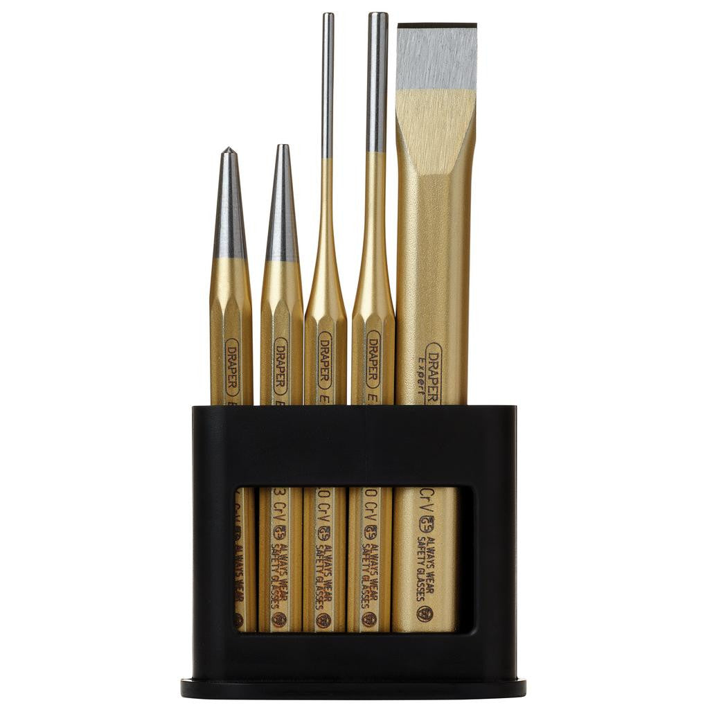 Draper Expert Chisel and Punch Set (5 Piece)  13042