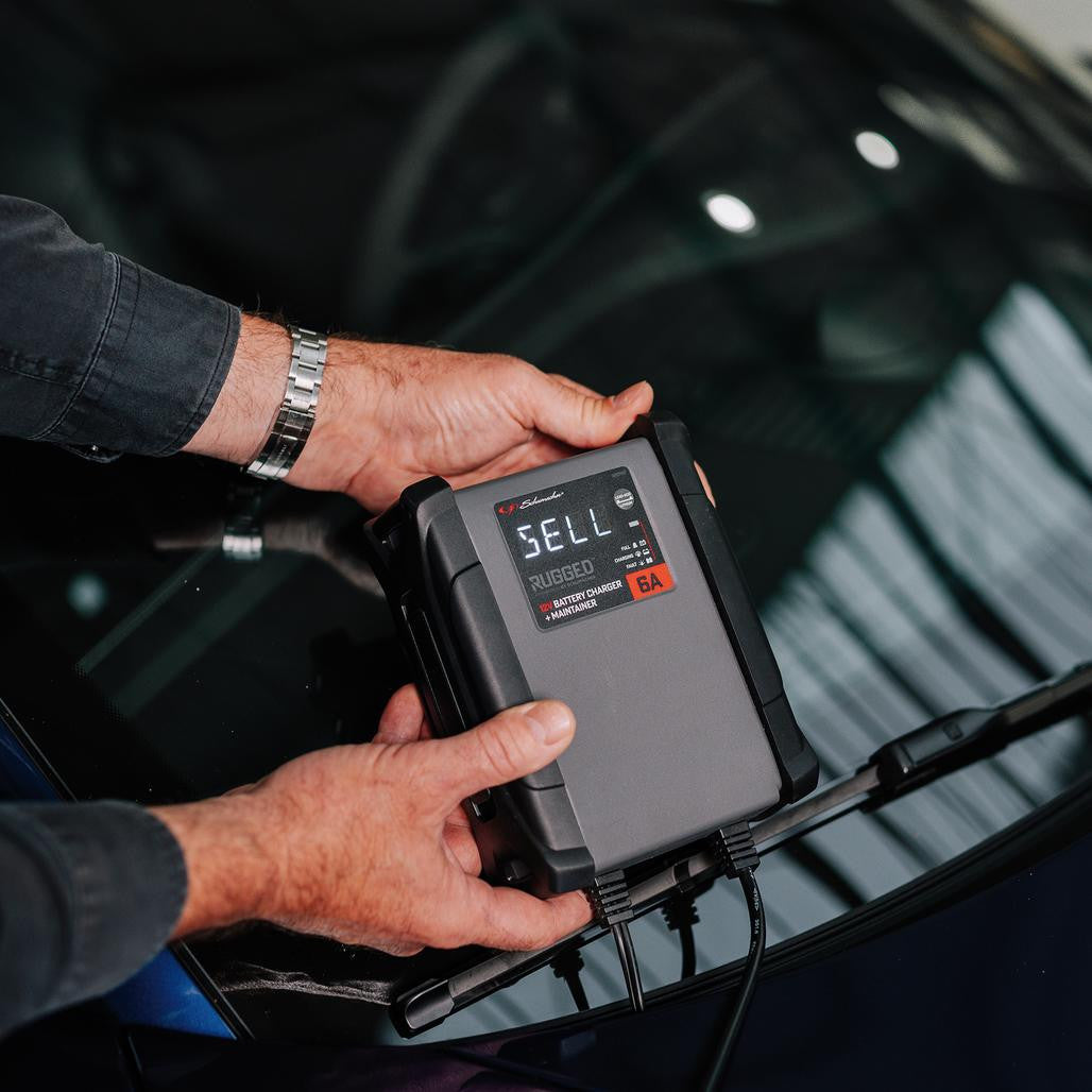 Draper Schumacher® Rugged SPX459, 6A, 12V Battery Charger and Maintainer 13100