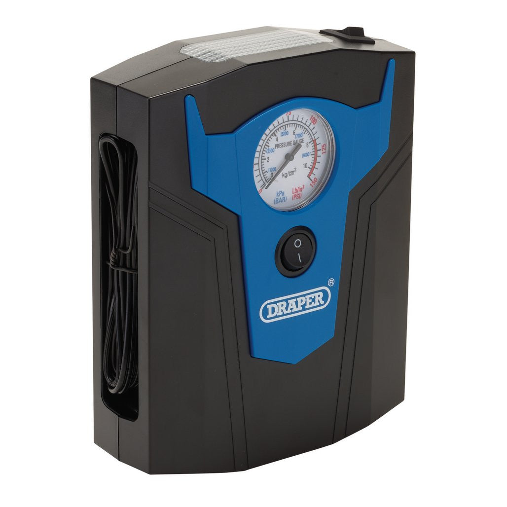 Draper 12V Analogue Tyre Inflator 13274