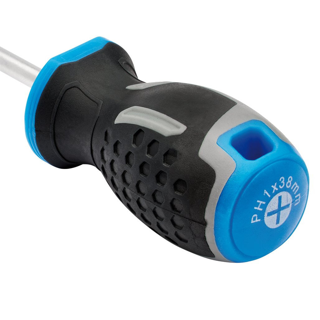 Draper Phillips Soft Grip Screwdriver, PH1 x 38mm  13356