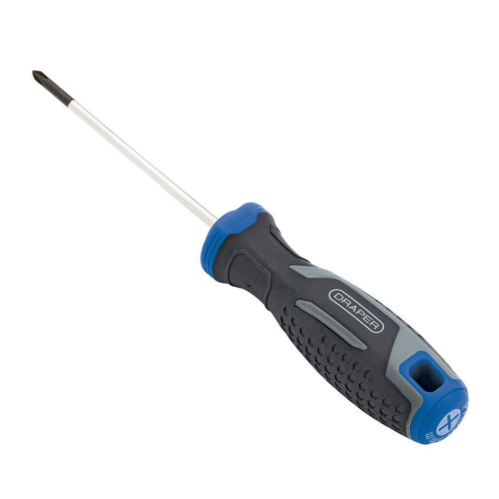 Draper Phillips Soft Grip Screwdriver, PH0 x 75mm  13358