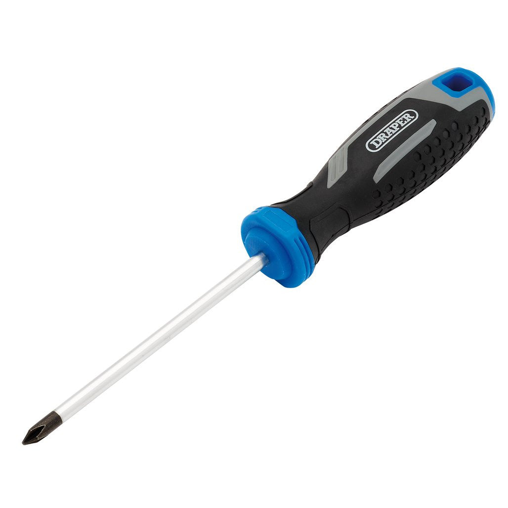 Draper Phillips Soft Grip Screwdriver, PH1 x 100mm  13360