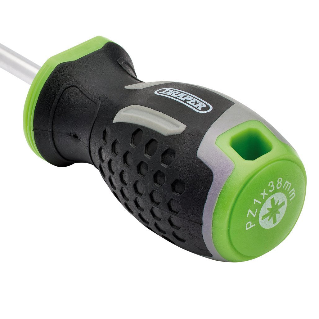 Draper Pozi Soft Grip Screwdriver, PZ1 x 38mm  13367
