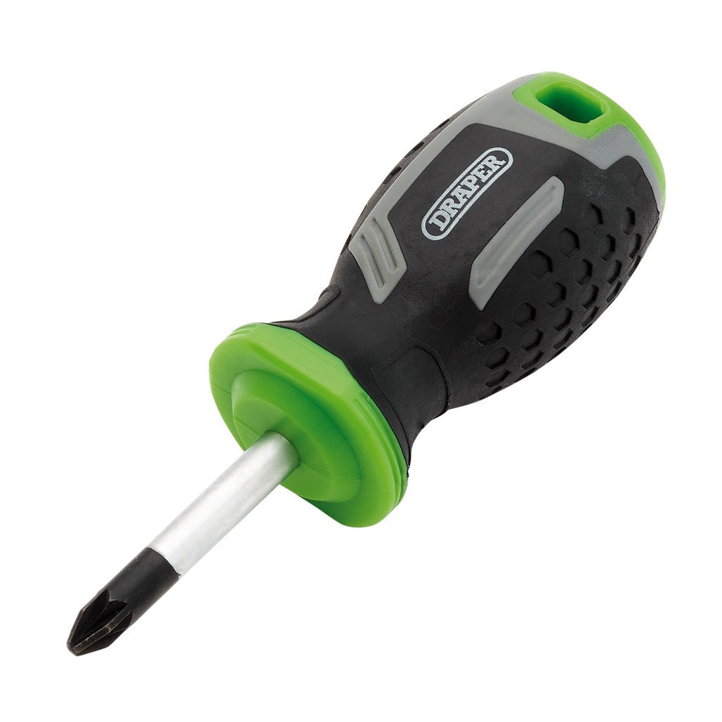 Draper Pozi Soft Grip Screwdriver, PZ2 x 38mm  13368