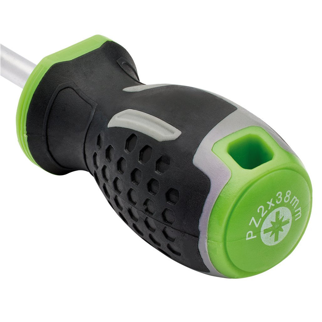 Draper Pozi Soft Grip Screwdriver, PZ2 x 38mm  13368