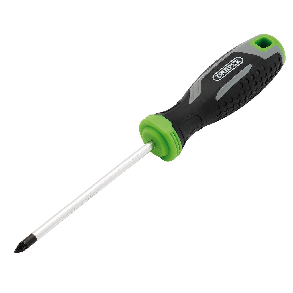 Draper Pozi Soft Grip Screwdriver, PZ1 x 100mm  13370