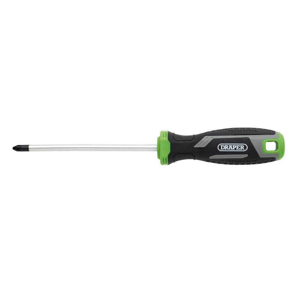 Draper Pozi Soft Grip Screwdriver, PZ2 x 125mm  13372