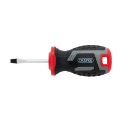 Draper Slotted Soft Grip Screwdriver, SL4 x 38mm  13379
