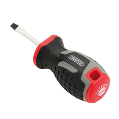 Draper Slotted Soft Grip Screwdriver, SL4 x 38mm  13379