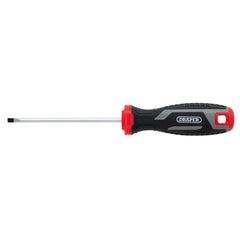 Draper Slotted Parallel Soft Grip Screwdriver, SL4 x 100mm  13387