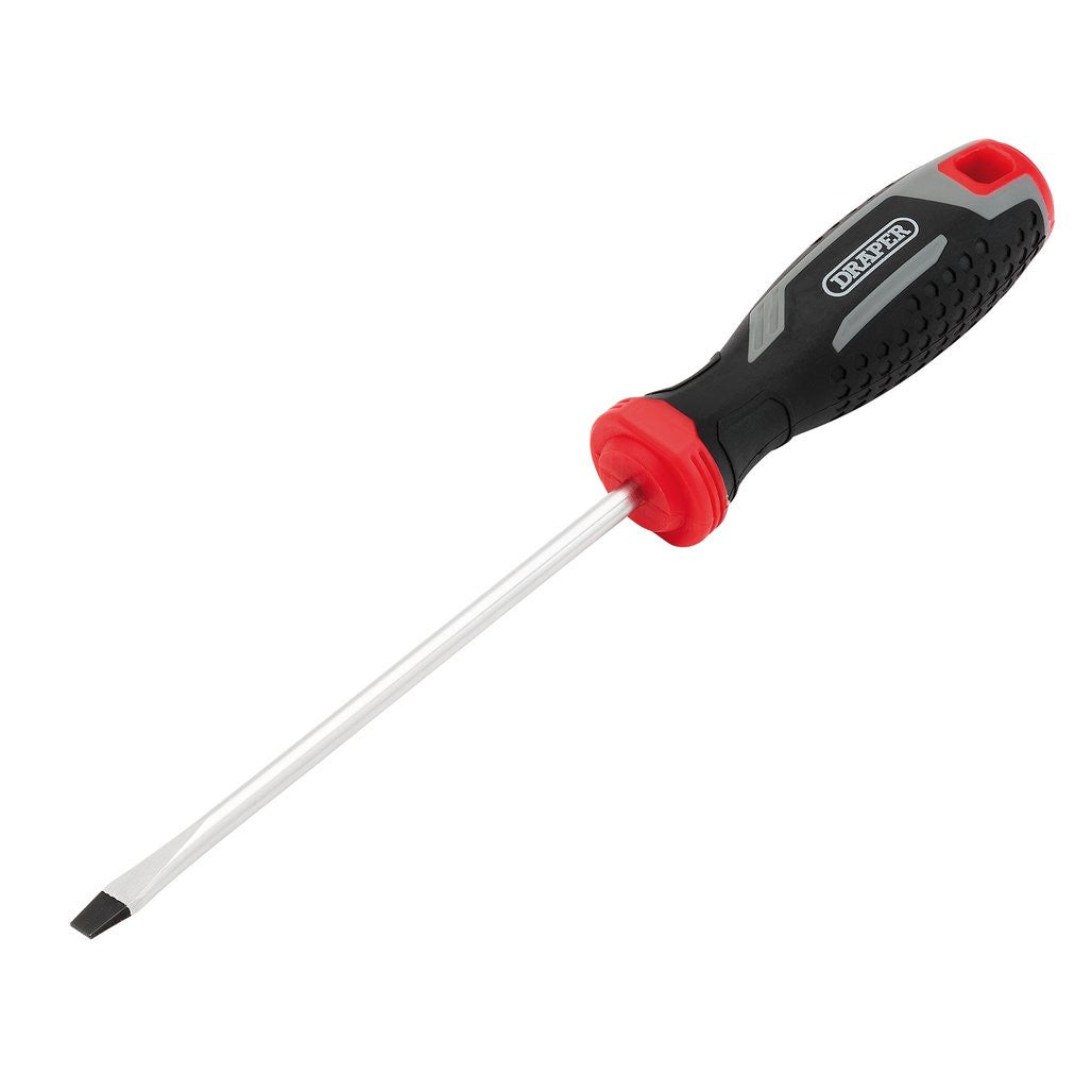 Draper Slotted Soft Grip Screwdriver, SL5.5 x 125mm  13388