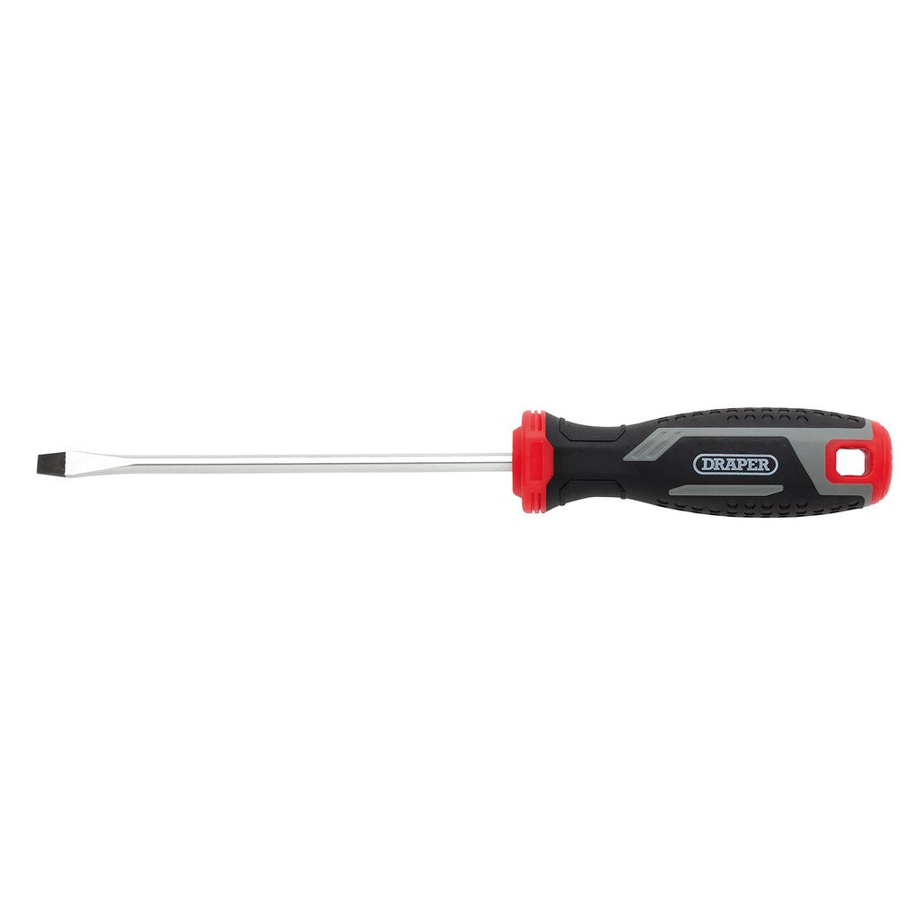 Draper Slotted Soft Grip Screwdriver, SL5.5 x 125mm  13388